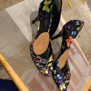 Butterfly Print Heels